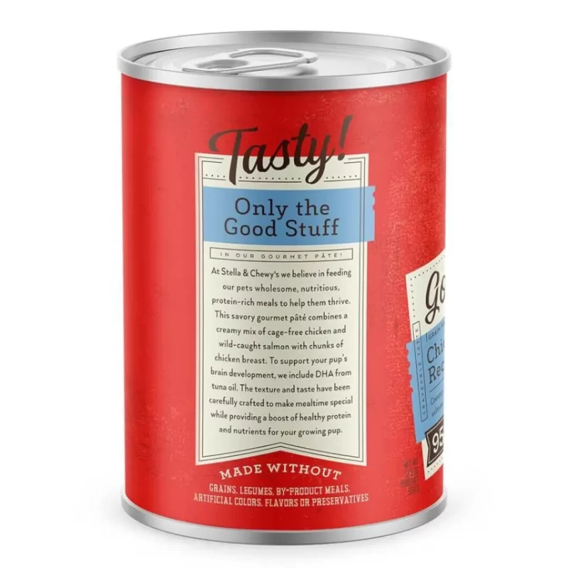 STELLA AND CHEWY'S GOURMET PÂTÉ FOR PUPPIES WITH CHICKEN & SALMON 12.5 oz (pack of 12)
