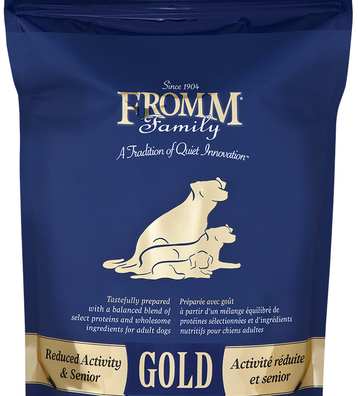 FROMM GOLD REDUCED ACTIVITY & SENIOR DOG DRY FOOD