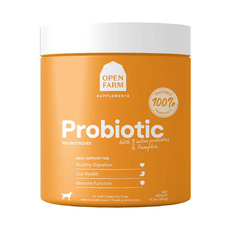 Open Farm Probiotic Supplement Chews for Dogs